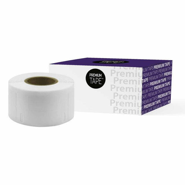 Premium Tape Extra Small Multi-Purpose Labels - Alternative for Dymo 30333 - 1/2" x 1" (13 mm x 25 mm) - Black on White - 1000 Labels / Roll - 1 Roll / Pack - 1 Pack