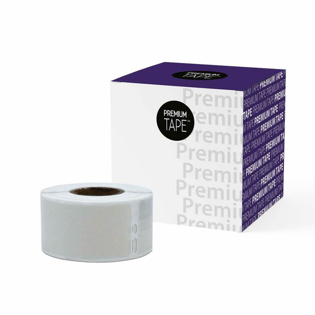 Premium Tape Tape - Alternative for Dymo 30254 - Transparent - 130 Pages - 1 Pack