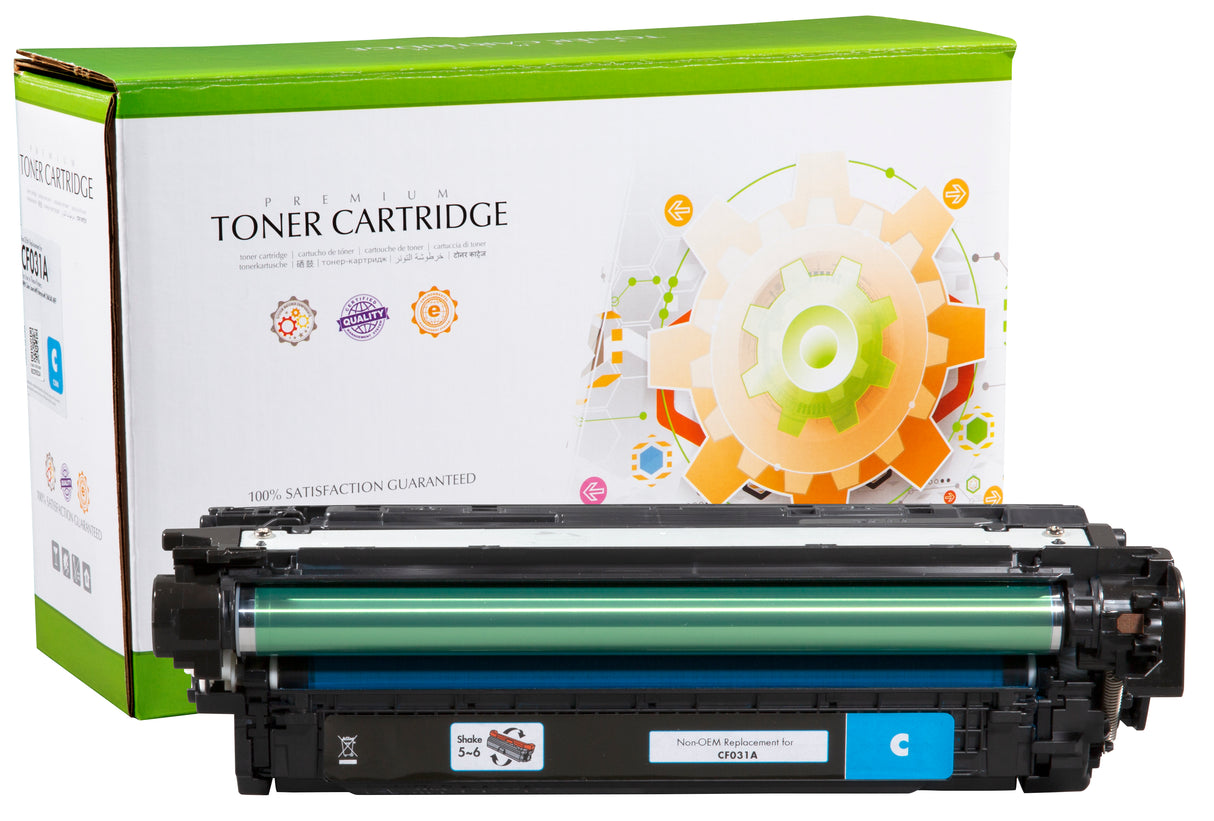 Non-OEM Remanufactured Replacement Toner Cartridge for HP CF031A