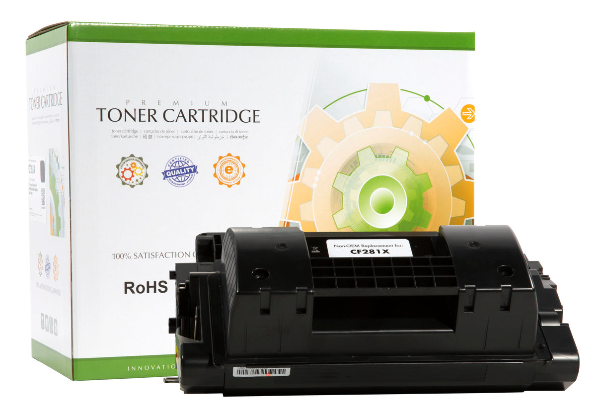 Non-OEM Remanufactured Replacement Toner Cartridge for HP CF281X