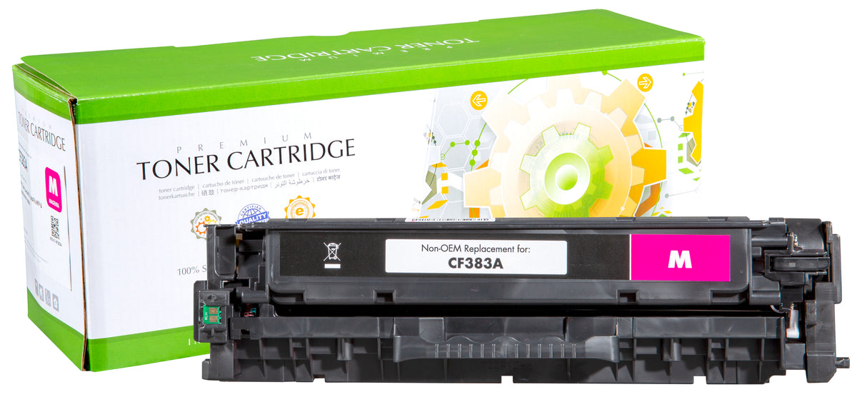 Non-OEM Remanufactured Replacement Toner Cartridge for HP CF383A