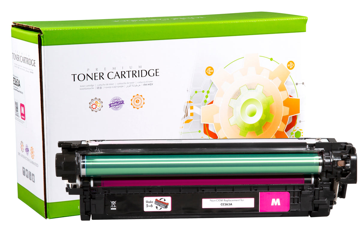 Non-OEM Remanufactured Replacement Toner Cartridge for HP CE263A