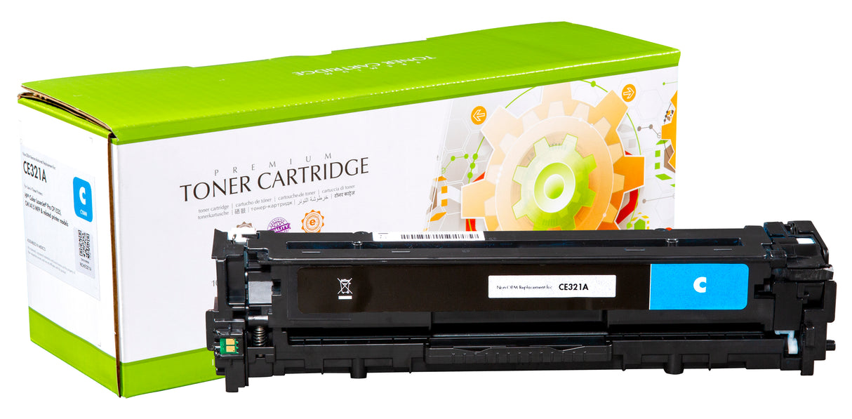 Non-OEM Remanufactured Replacement Toner Cartridge for HP CE321A