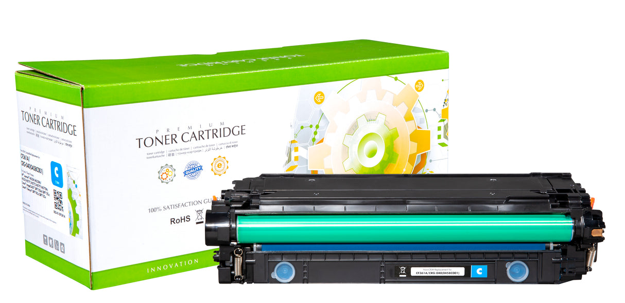 Non-OEM Remanufactured Replacement Toner Cartridge for HP CF361A