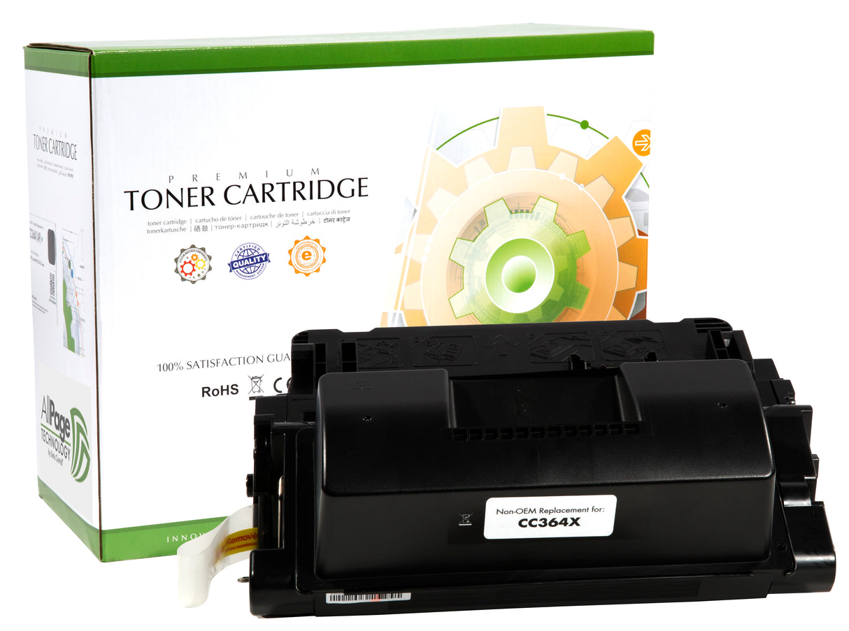 Non-OEM Remanufactured Replacement Toner Cartridge for HP CC364X