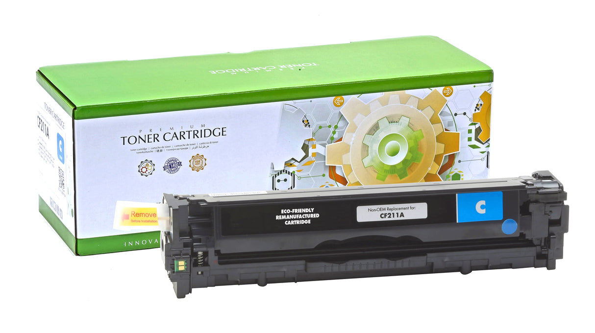 Non-OEM Remanufactured Replacement Toner Cartridge for HP CF211A