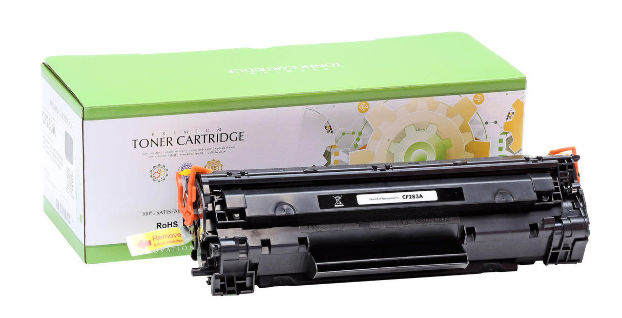 Non-OEM Remanufactured Replacement Toner Cartridge for HP CF283A