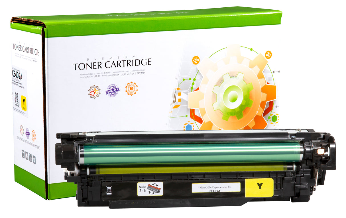 Non-OEM Remanufactured Replacement Toner Cartridge for HP CE402A