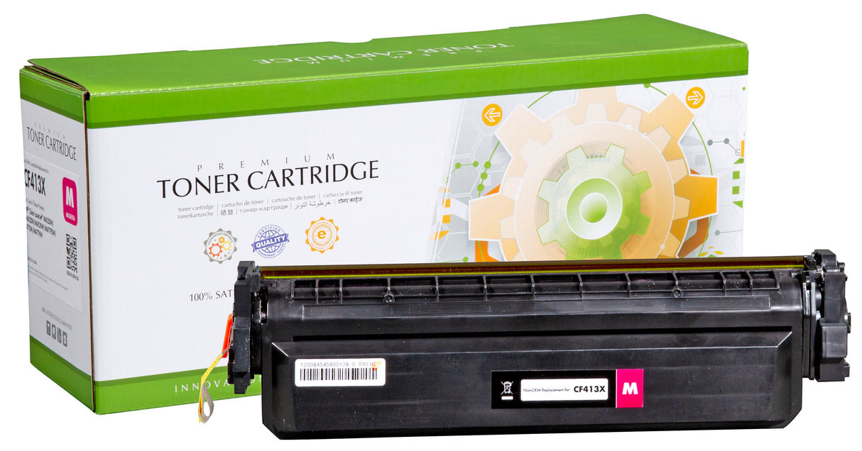 Non-OEM Remanufactured Replacement Toner Cartridge for HP CF413X