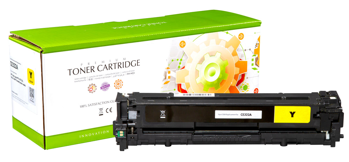 Non-OEM Remanufactured Replacement Toner Cartridge for HP CE322A