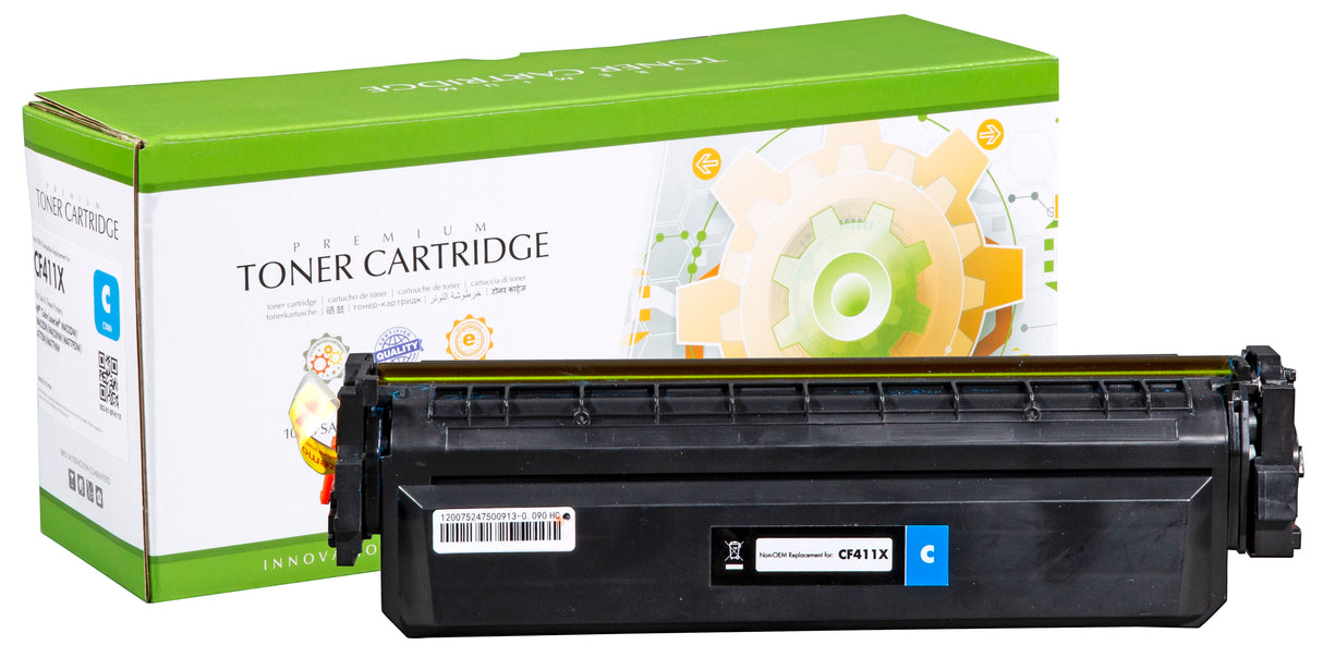 Non-OEM Remanufactured Replacement Toner Cartridge for HP CF411X