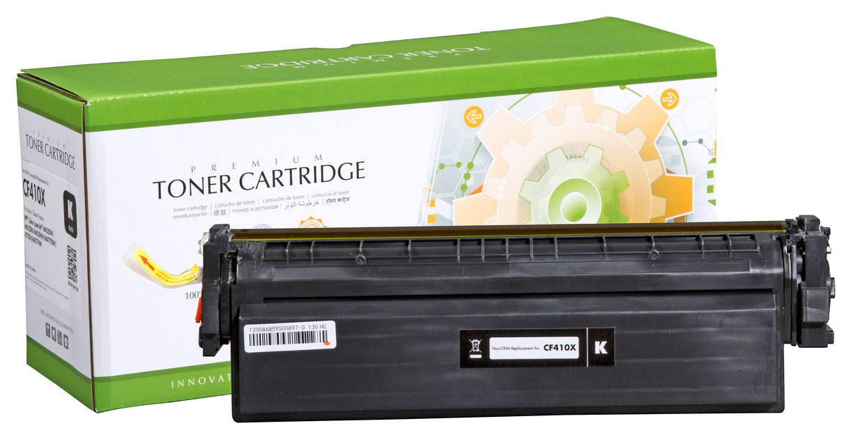 Non-OEM Remanufactured Replacement Toner Cartridge for HP CF410X