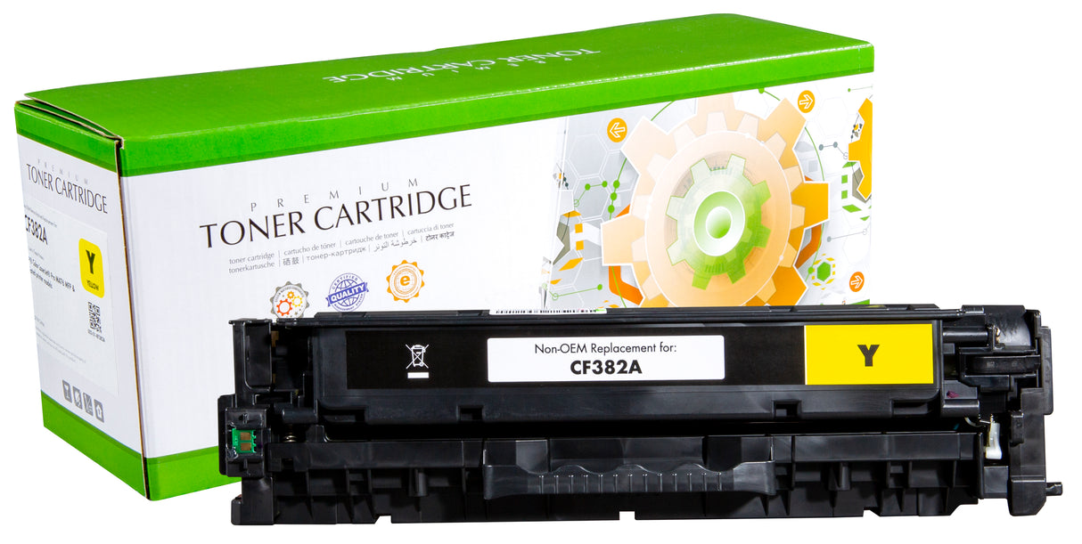 Non-OEM Remanufactured Replacement Toner Cartridge for HP CF382A