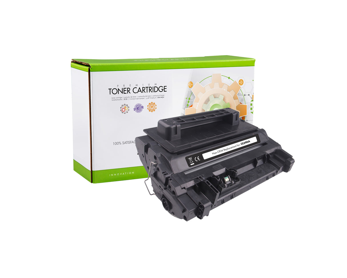 Non-OEM Remanufactured Replacement Toner Cartridge for HP CE390A