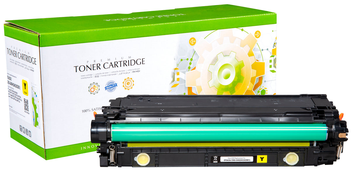 Non-OEM Remanufactured Replacement Toner Cartridge for HP CF362A