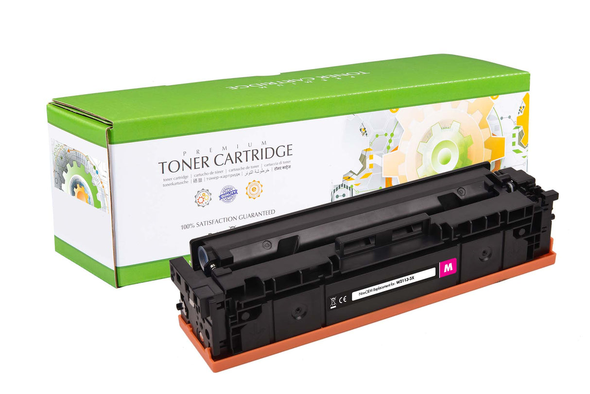 Non-OEM Remanufactured Replacement Toner Cartridge for HP W2113X