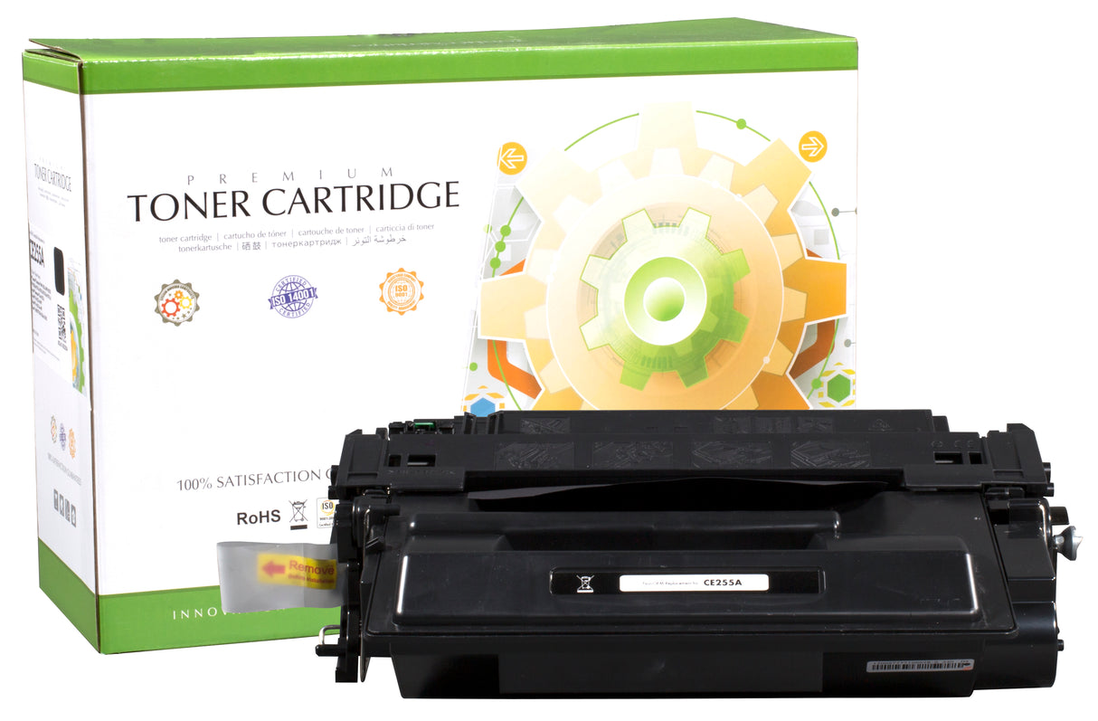 Non-OEM Remanufactured Replacement Toner Cartridge for HP CE255A