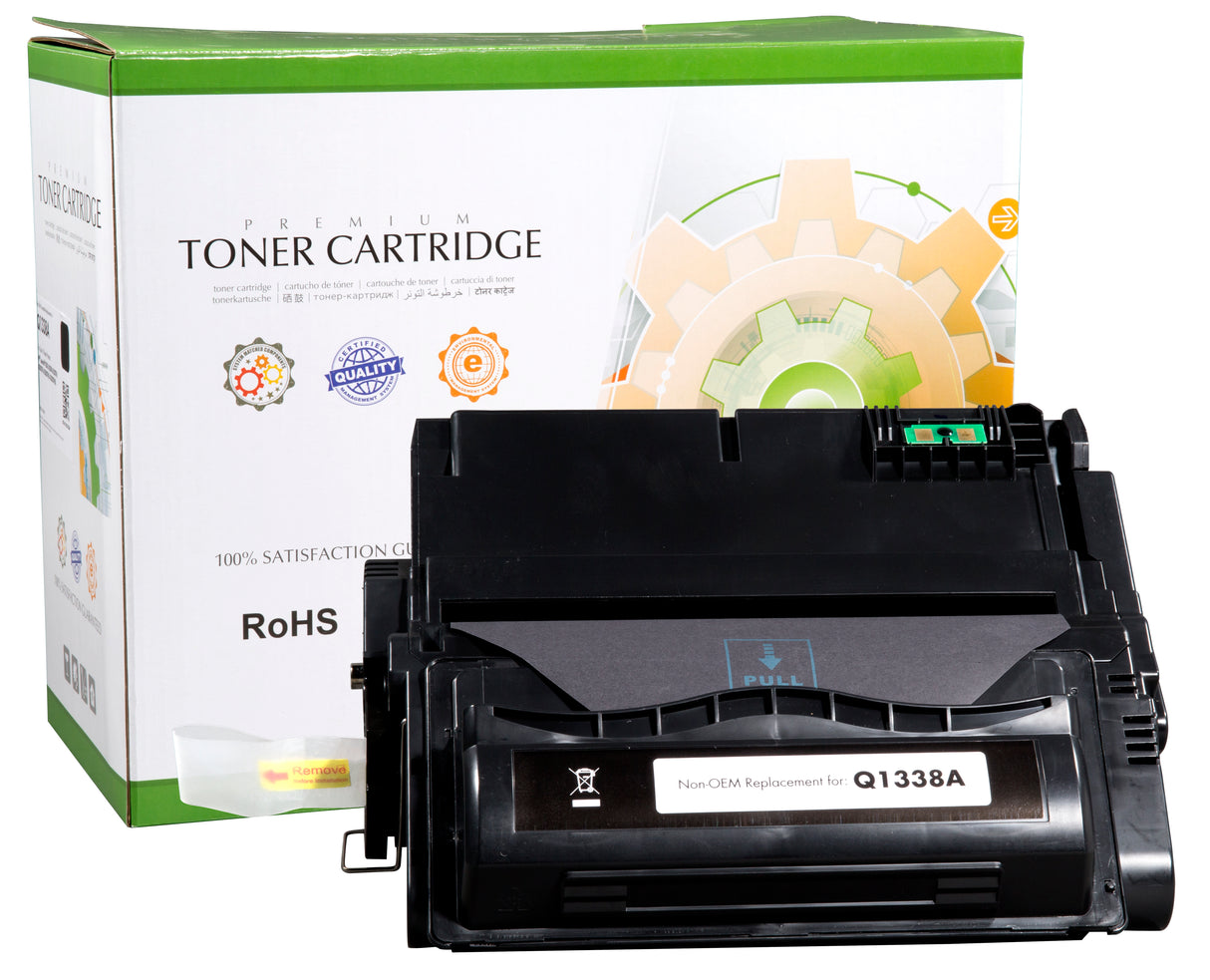 Non-OEM Remanufactured Replacement Toner Cartridge for HP Q1338A