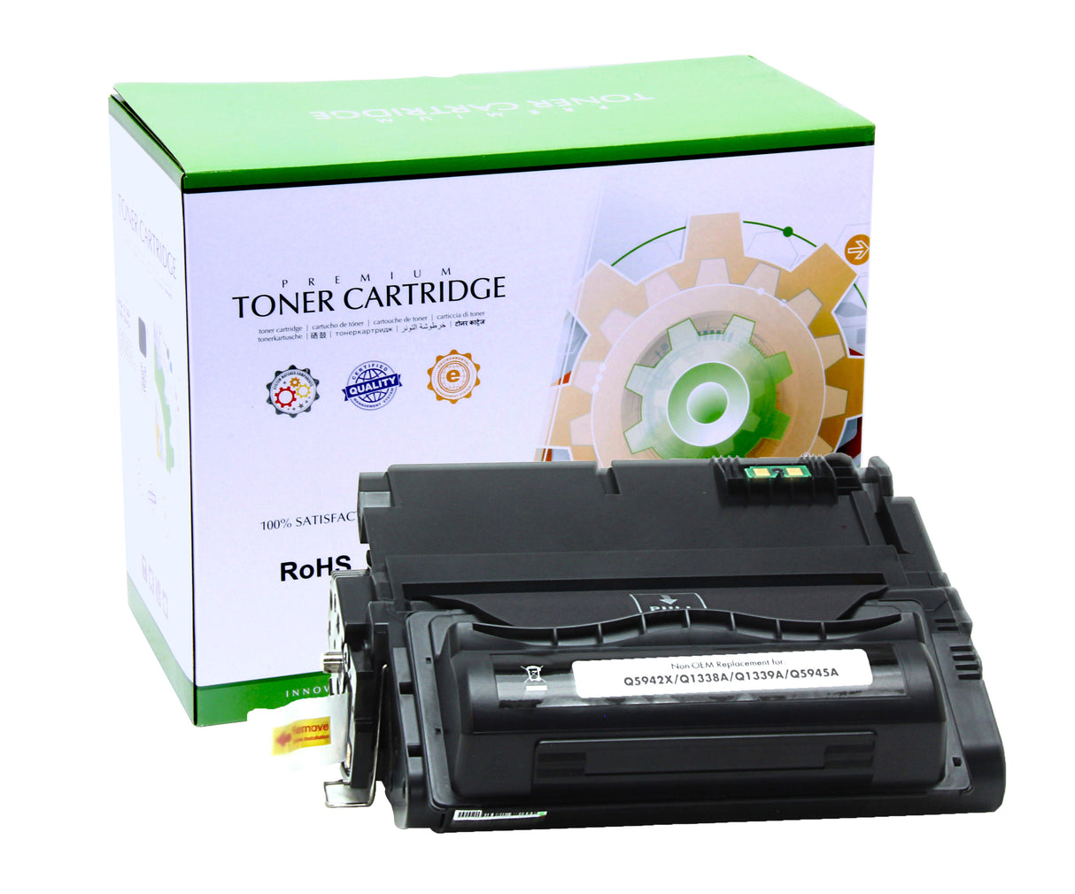 Non-OEM Remanufactured Replacement Toner Cartridge for HP Q5942X