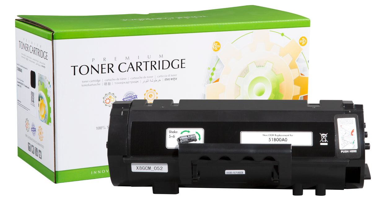 Non-OEM Compatible Replacement Cartridge for Lexmark 51B1000 (2.5K)