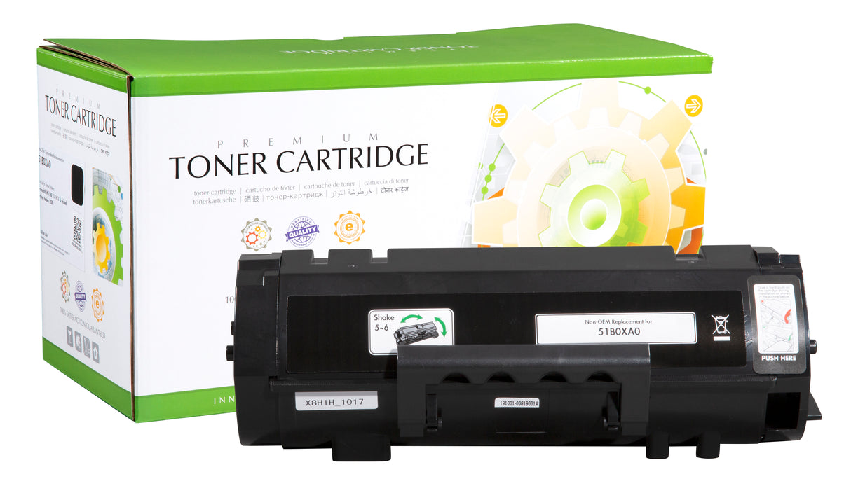 Non-OEM Compatible Replacement Cartridge for Lexmark 51B1X00 (2.5K)