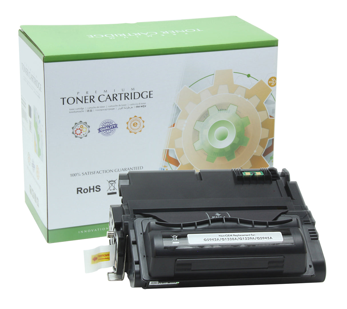 Non-OEM Remanufactured Replacement Toner Cartridge for HP Q5942A