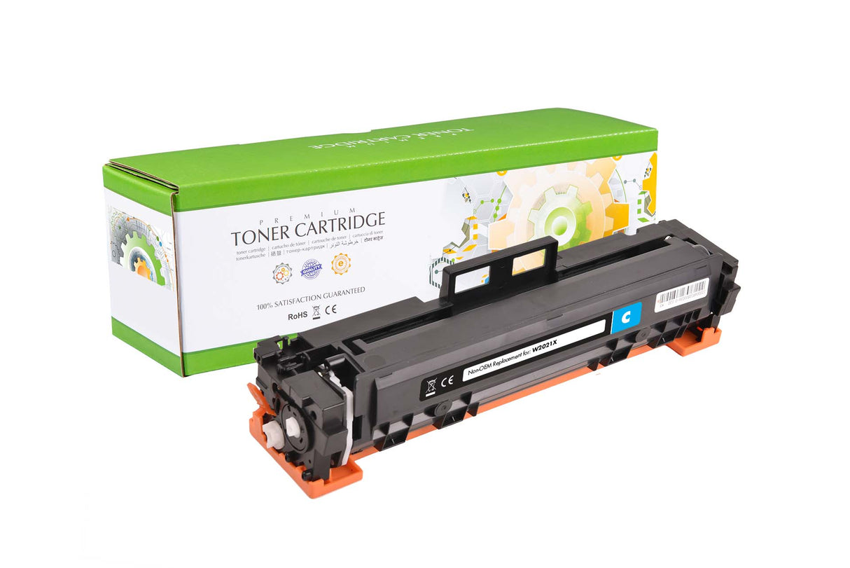 Non-OEM Remanufactured Replacement Toner Cartridge for HP W2021A