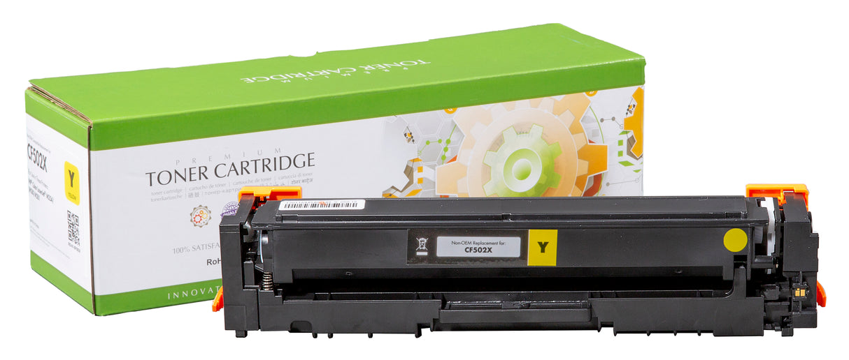 Non-OEM Remanufactured Replacement Toner Cartridge for HP CF502X