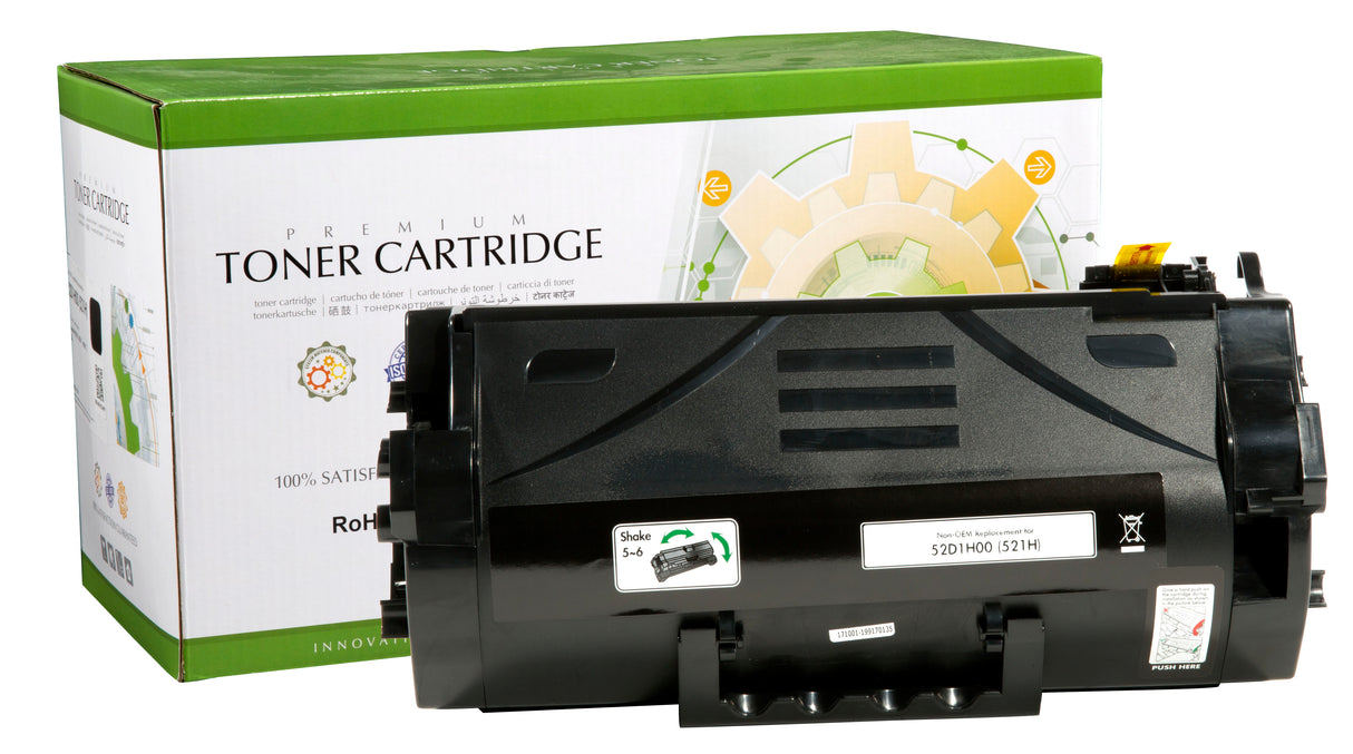 Non-OEM Compatible Replacement Cartridge for Lexmark 52D1H00 (25K)